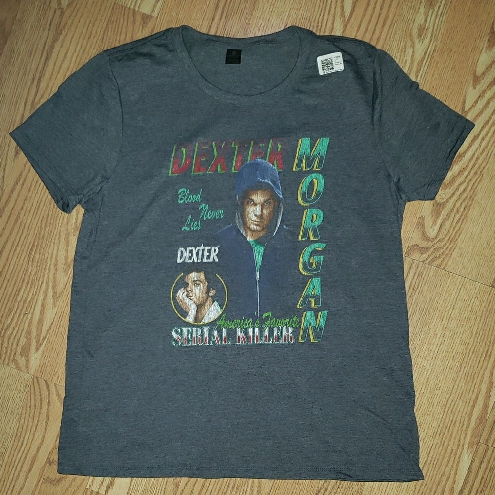Gray Dexter Graphic T-Shirt